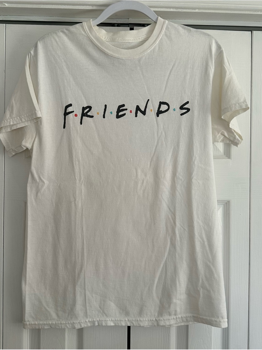 Friends Logo White Crewneck T-Shirt